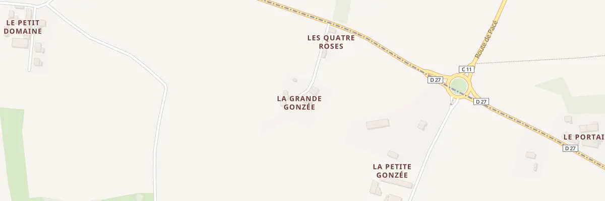 Plan du 5171 La Grande Gonzée à Gévezé
