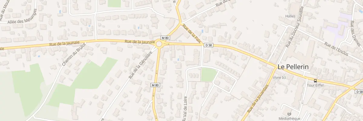 Plan du 15A Rue du Chêne Vert au Pellerin