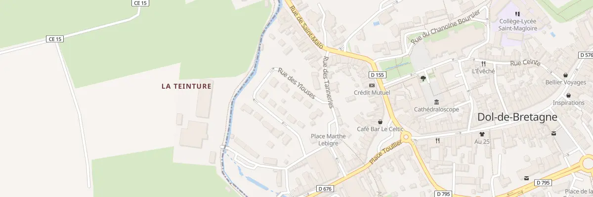 Plan du 6 Rue des Ylouses à Dol-de-Bretagne