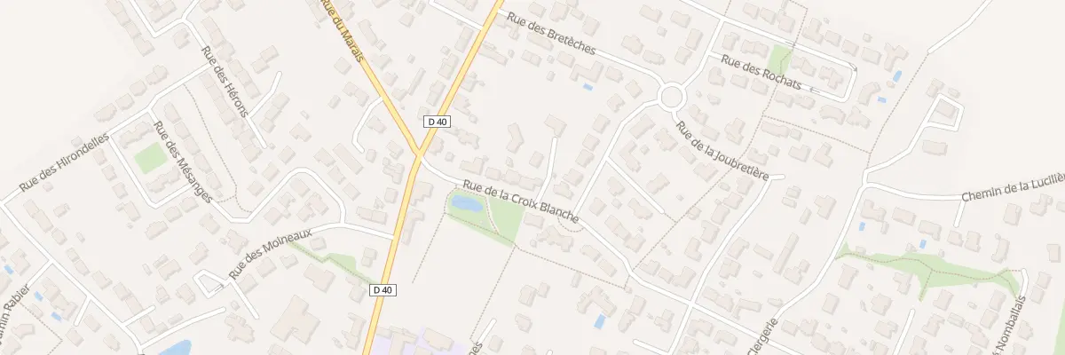 Plan du 34 Rue de la croix blanche à Coëx
