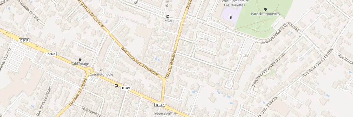Plan du 2 Rue Georges Bizet aux Sables-d’Olonne