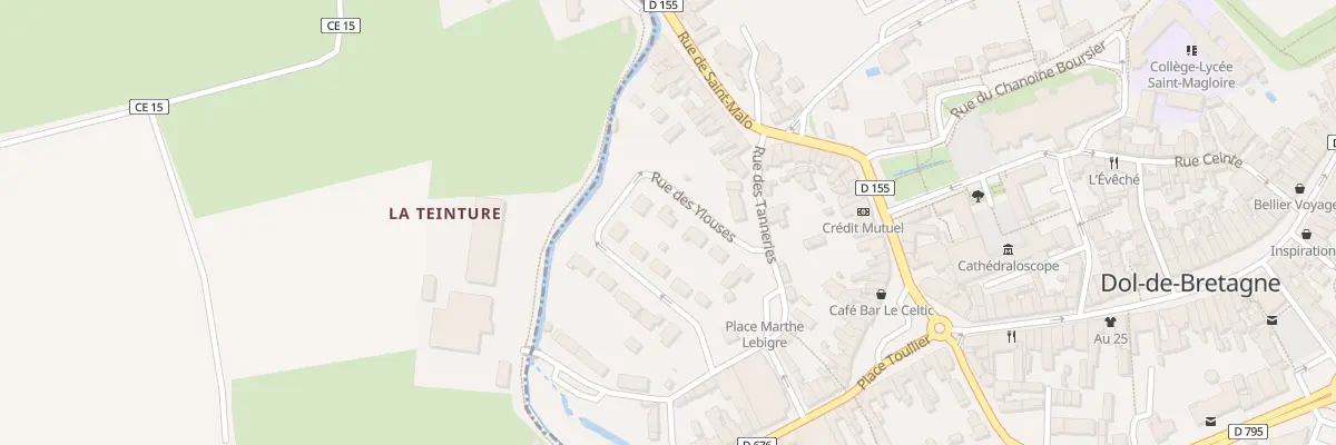 Plan du 8 Rue des Ylouses à Dol-de-Bretagne