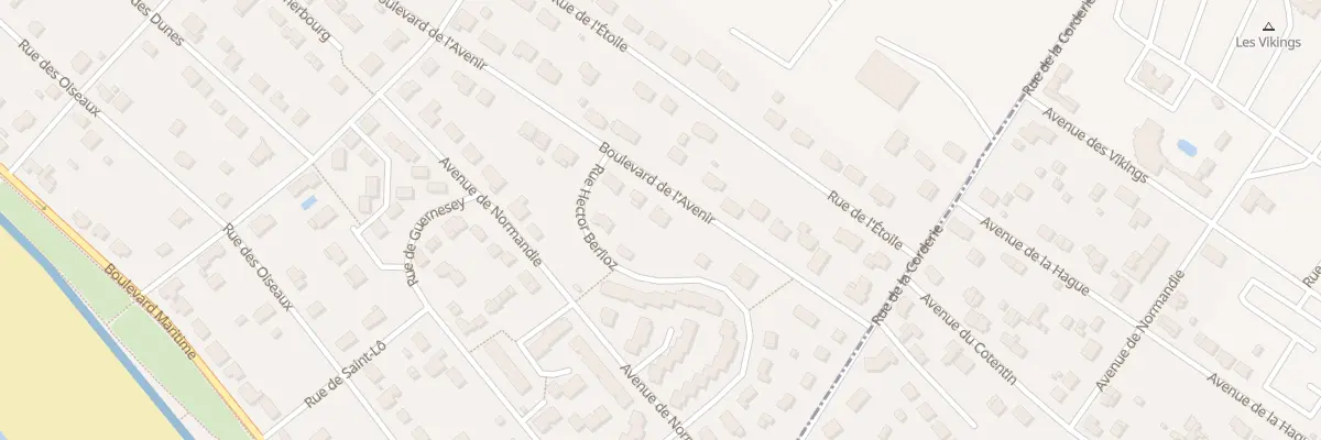Plan du 56 Bd de l’Avenir à Barneville-Carteret