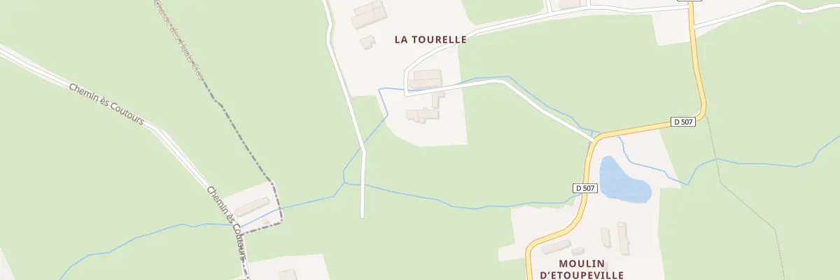 Plan du 2 La Tourelle à Teurthéville-Hague