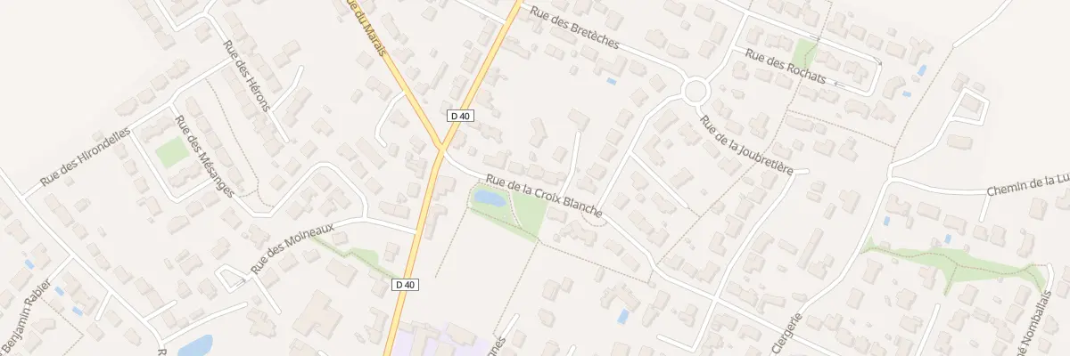 Plan du 36 Rue de la croix blanche à Coëx
