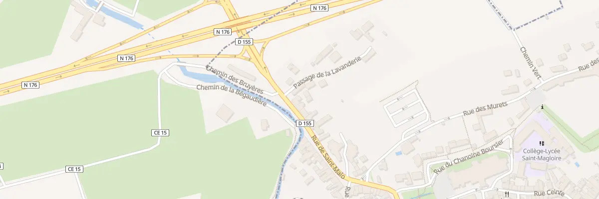 Plan du 36 Rue de Saint-Malo à Dol-de-Bretagne