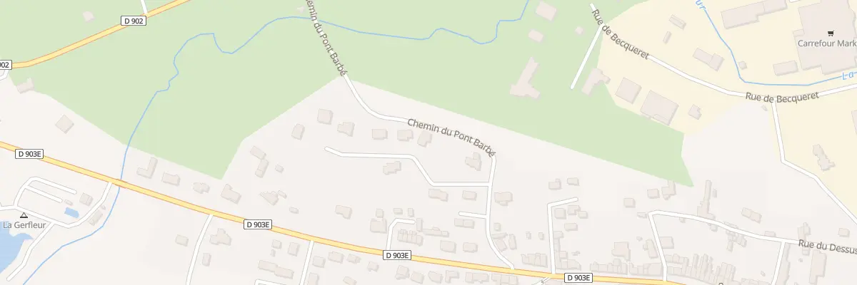 Plan du 2 Rue du Clos Barbey à Barneville-Carteret