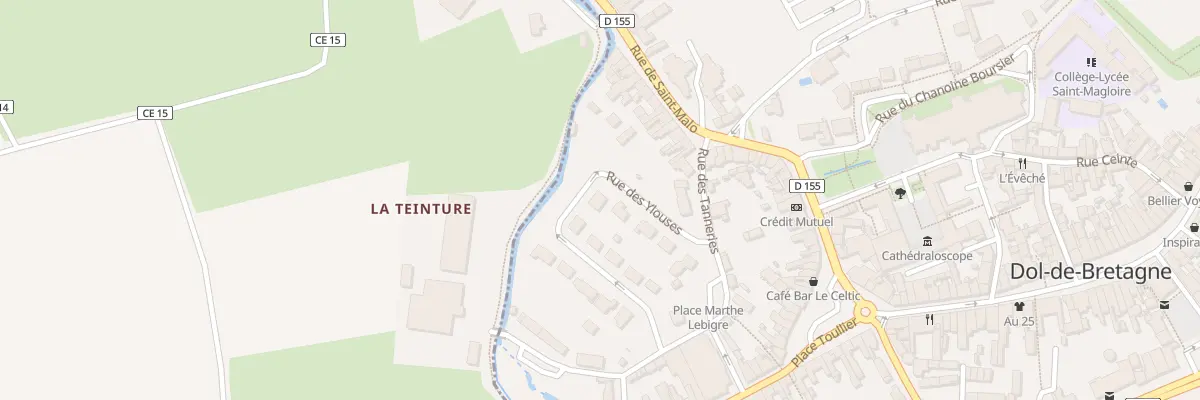 Plan du 10 Rue des Ylouses à Dol-de-Bretagne