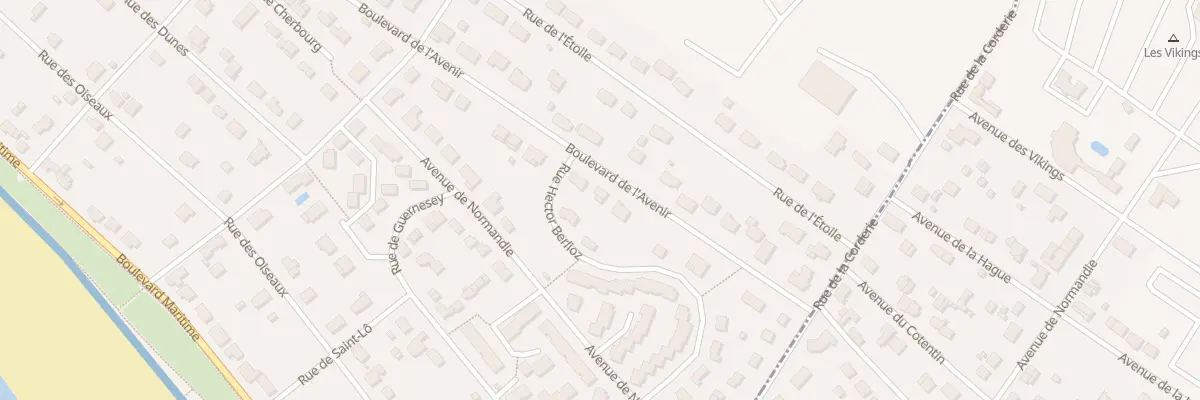 Plan du 54 Bd de l’Avenir à Barneville-Carteret