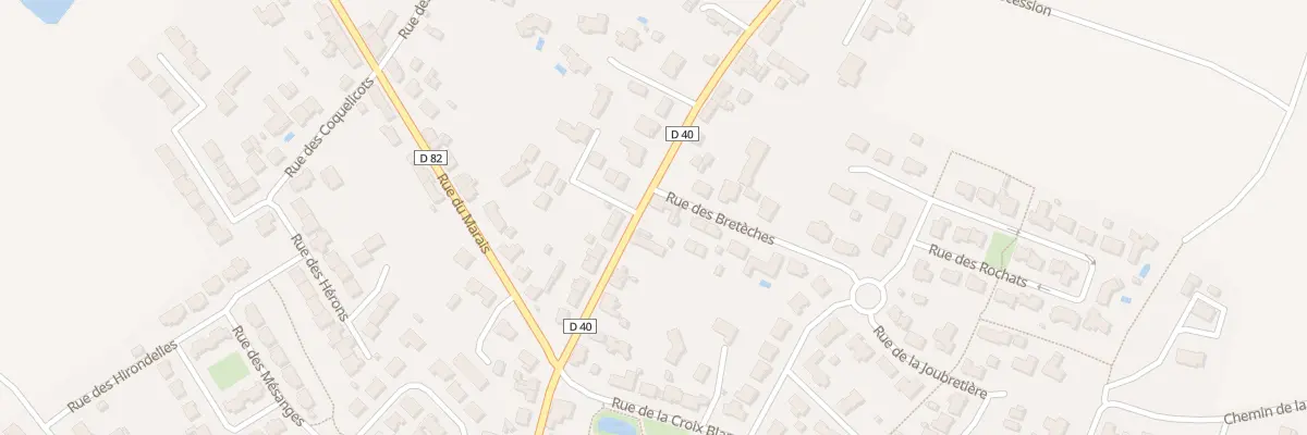 Plan du 16 Rue du bocage à Coëx