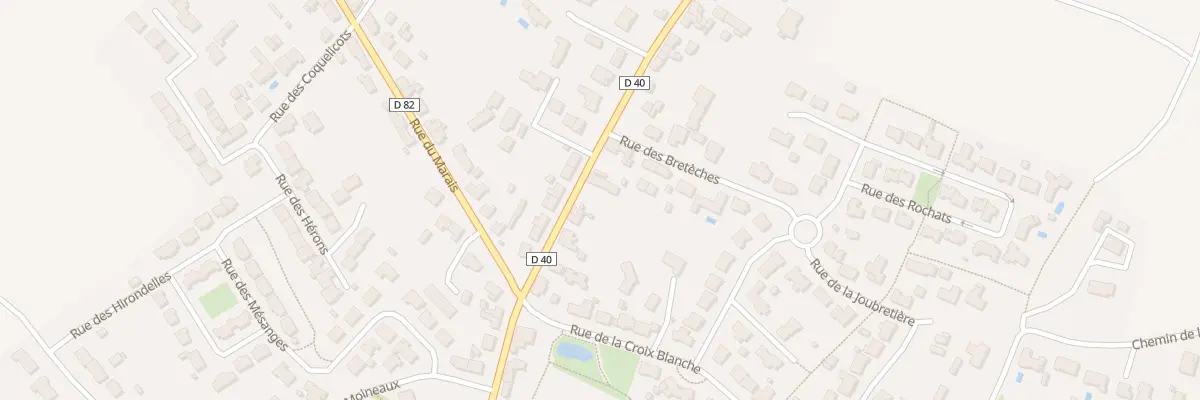 Plan du 14 Rue du bocage à Coëx