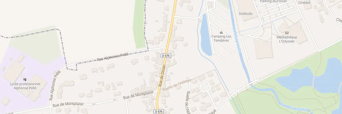 Plan du 21 Rue de Dinan à Dol-de-Bretagne