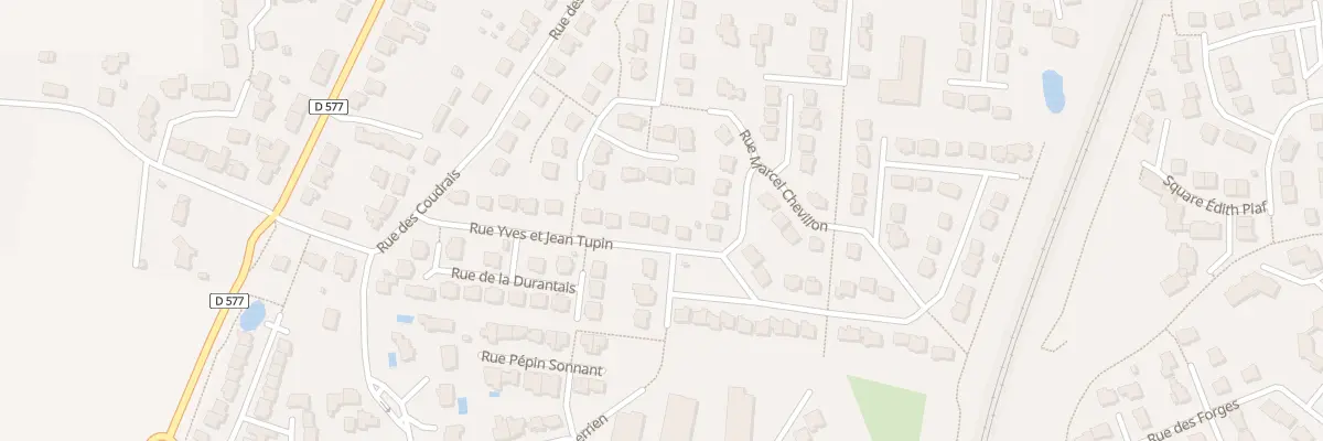 Plan du 17 Rue Yves et Jean Tupin à Bruz