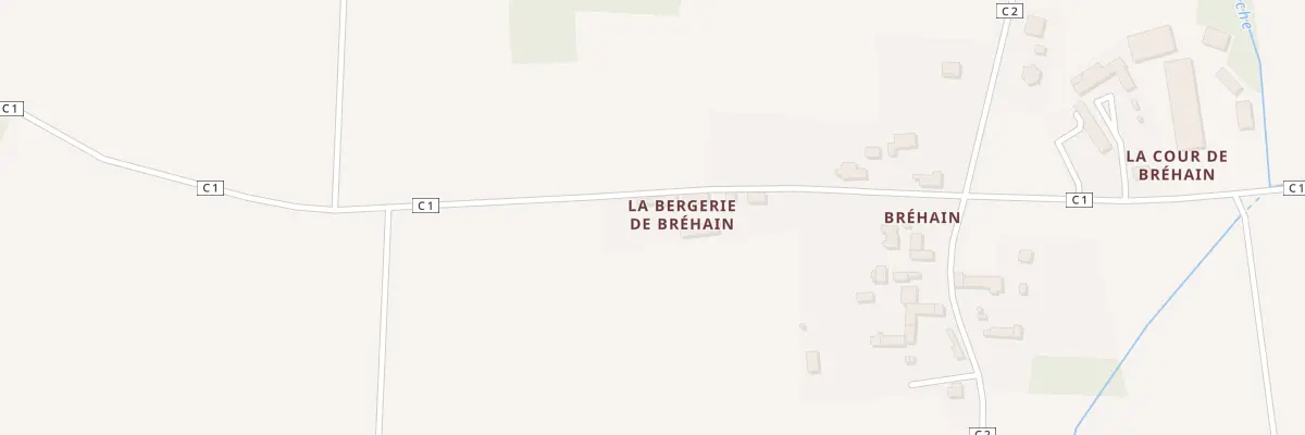 Plan du 53 La Bergerie de Brehain à Conquereuil