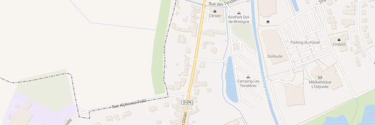 Plan du 16 Rue de Dinan à Dol-de-Bretagne