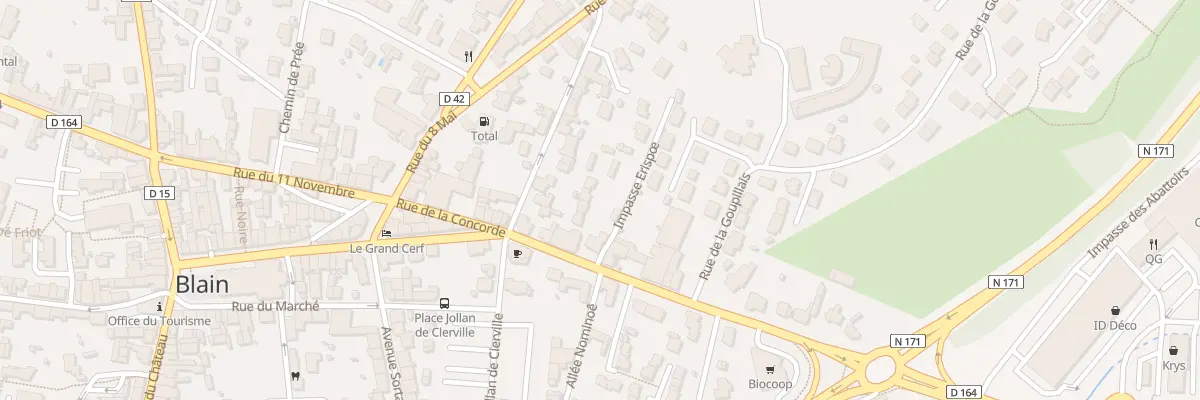 Plan du 40 Rte de Nantes à Blain