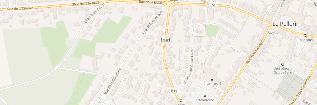 Plan du 12B Rue des Cadeniers au Pellerin