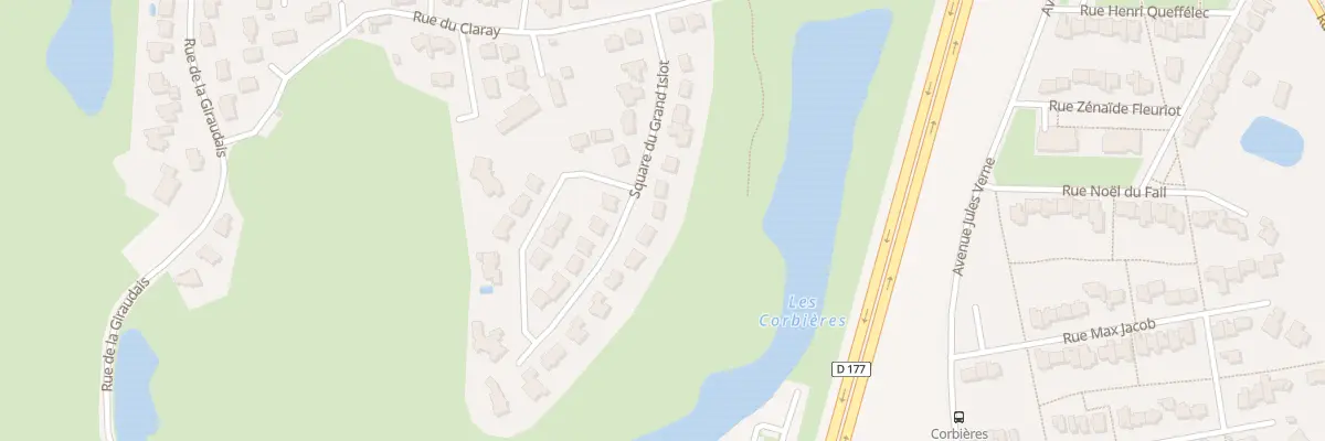 Plan du 13 Sq du Grand Islot à Bruz