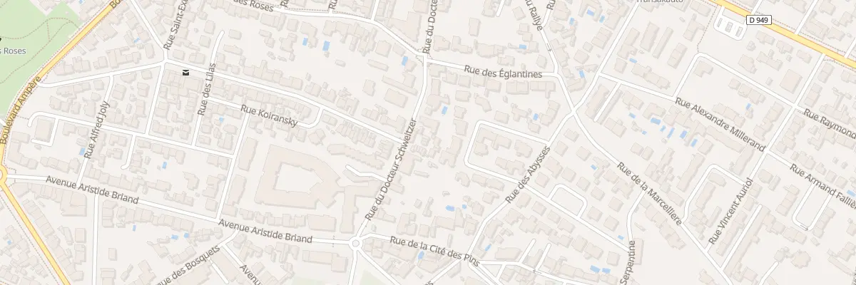 Plan du 14 Rue du Doc Schweitzer aux Sables-d’Olonne