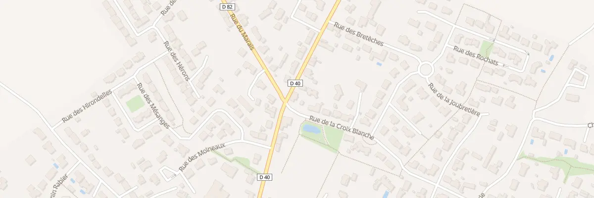 Plan du 2 Rue du bocage à Coëx