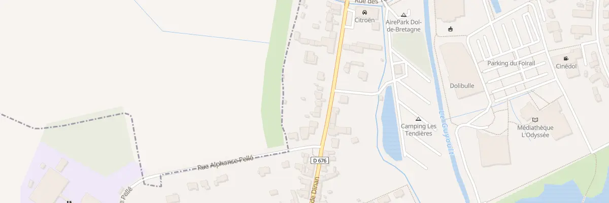 Plan du 18 Rue de Dinan à Dol-de-Bretagne