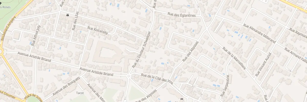 Plan du 10 Rue du Doc Schweitzer aux Sables-d’Olonne