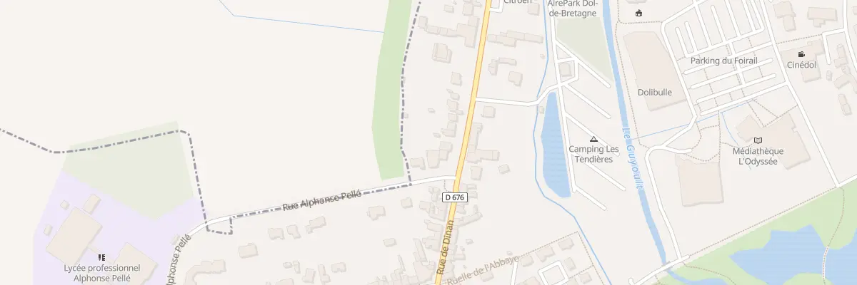 Plan du 24 Rue de Dinan à Dol-de-Bretagne