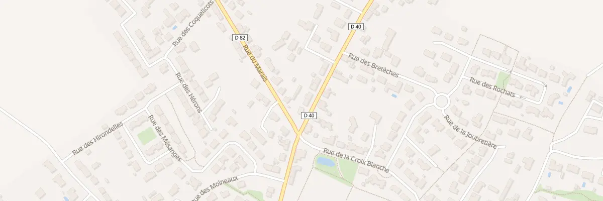 Plan du 3 Rue du bocage à Coëx