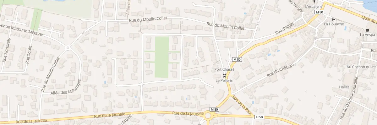 Plan du 9 Rue Jean Jaurès au Pellerin