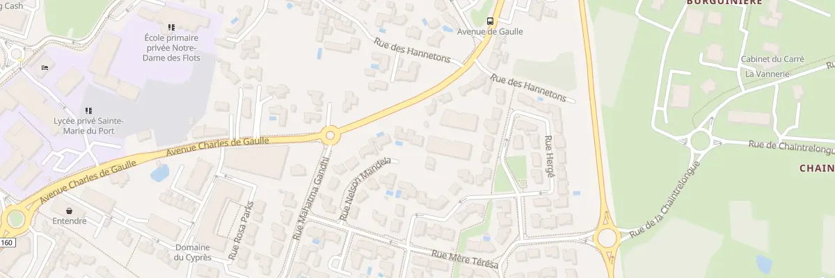 Plan du 15 Rue Nelson Mandela aux Sables-d’Olonne