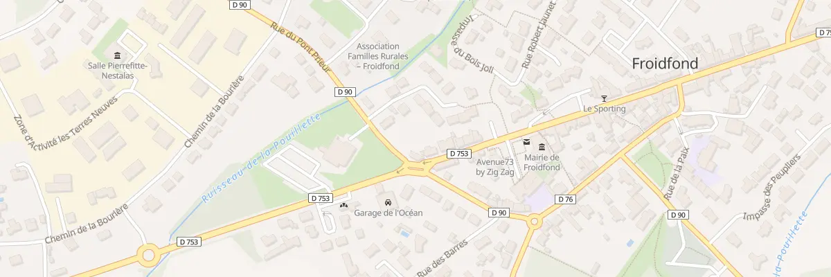 Plan du 68 Rue de l’océan à Froidfond