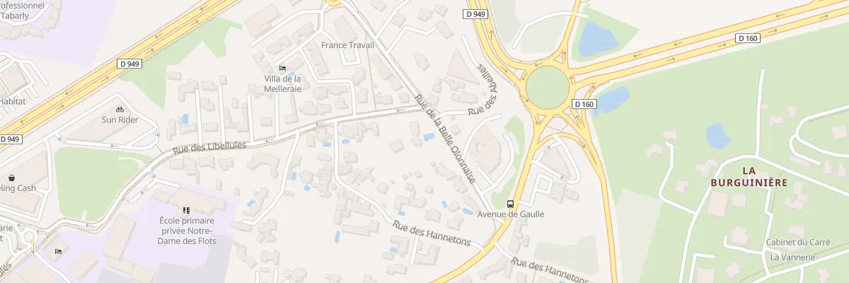 Plan du 1 Rue des Libellules aux Sables-d’Olonne