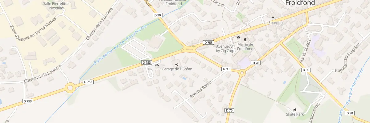 Plan du 69 Rue de l’océan à Froidfond