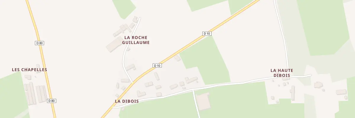 Plan du 14 La Dibois à Baguer-Morvan