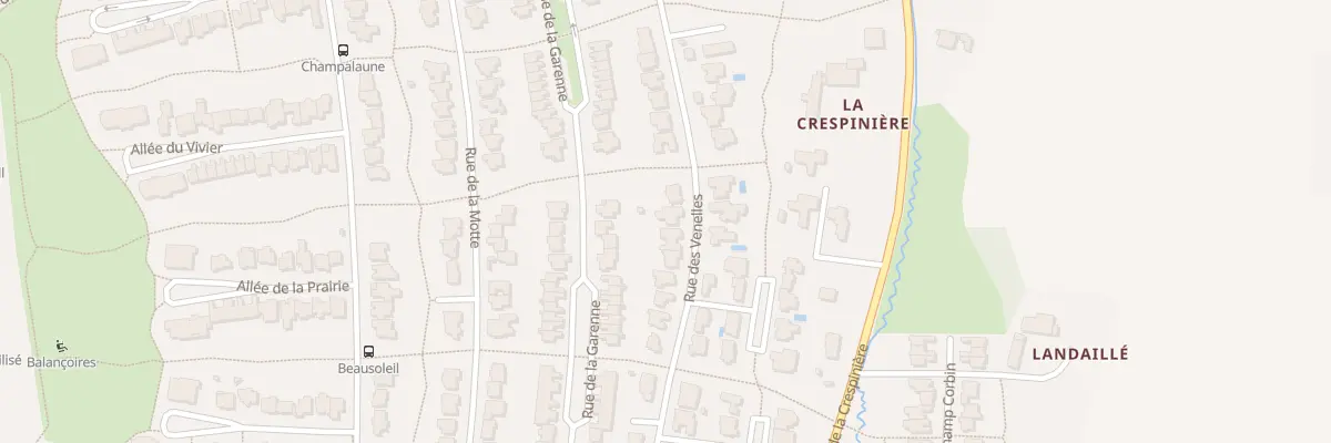 Plan du 21 Rue des Venelles à Pacé
