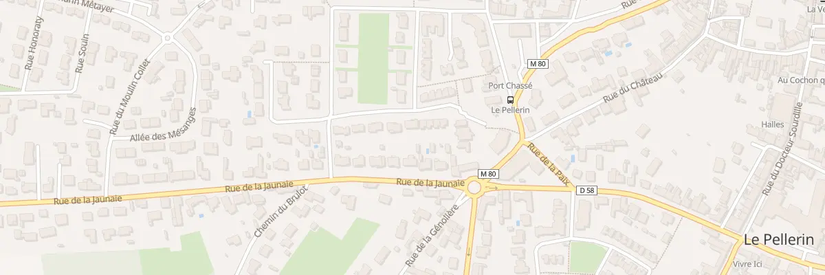 Plan du 13 Rue Jean Jaurès au Pellerin