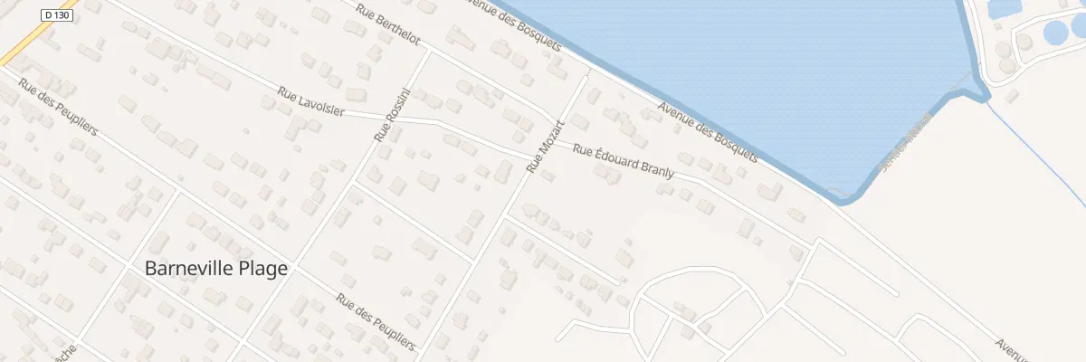 Plan du 2 Rue W. Mozart à Barneville-Carteret