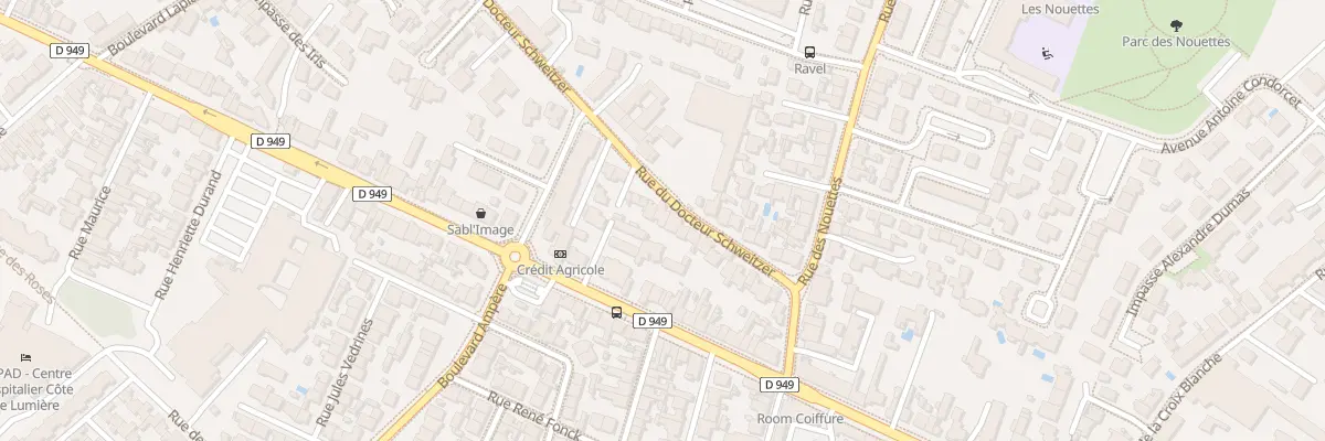 Plan du 87 Rue du Docteur Schweitzer aux Sables-d’Olonne