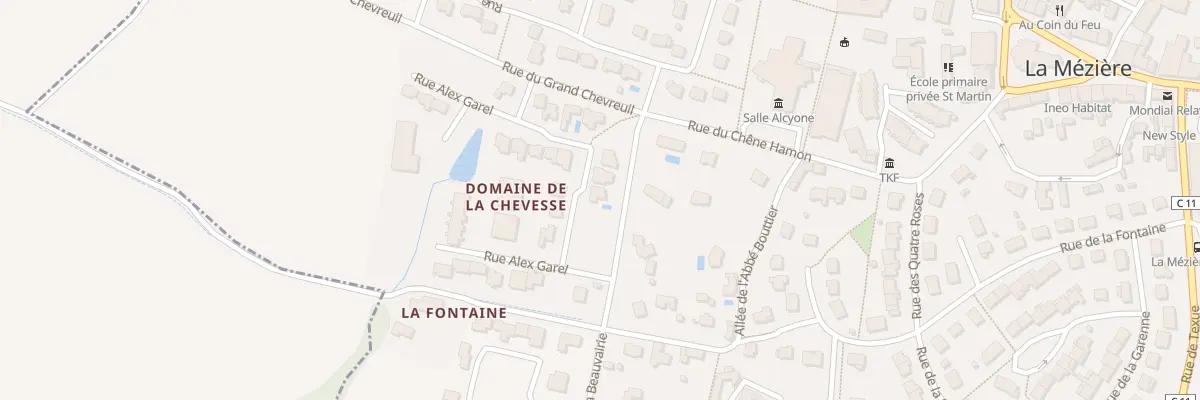Plan du 15 Rue Alex Garel à La Mézière