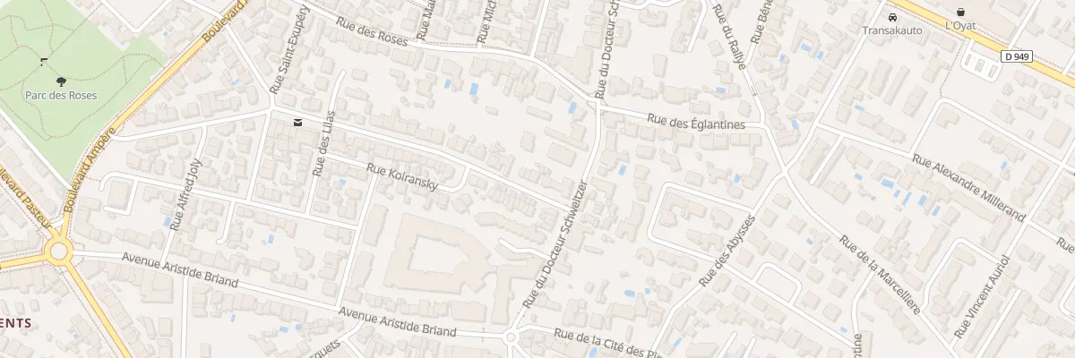 Plan du 6 Rue Jean Neau aux Sables-d’Olonne