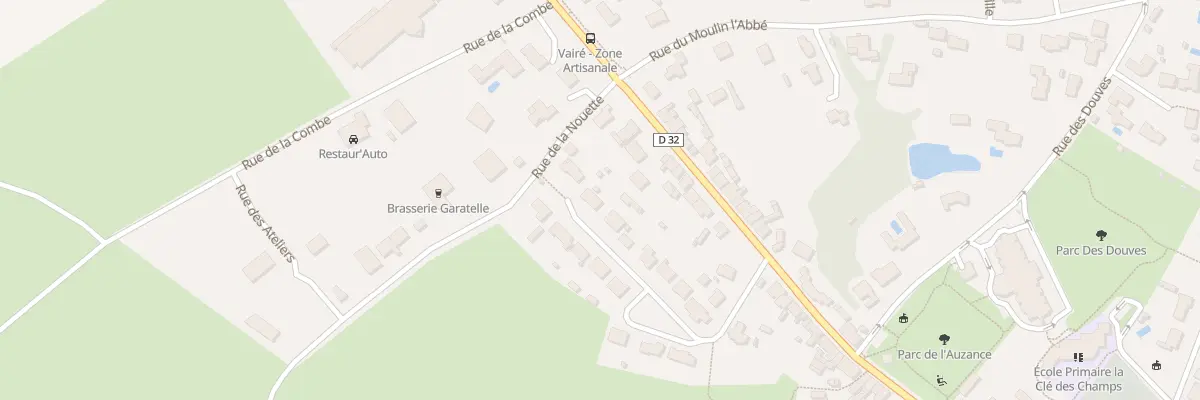 Plan du 2 Rue des Aubépines à Vairé
