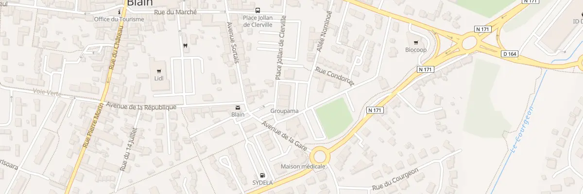 Plan du 5 Rue Victor Schoelcher à Blain