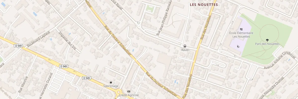 Plan du 94 Rue du Doc Schweitzer aux Sables-d’Olonne