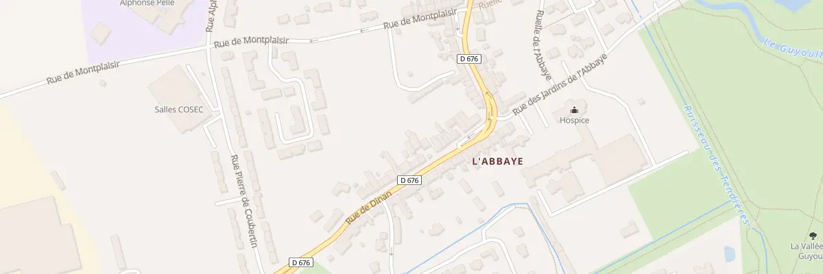 Plan du 80 Rue de Dinan à Dol-de-Bretagne