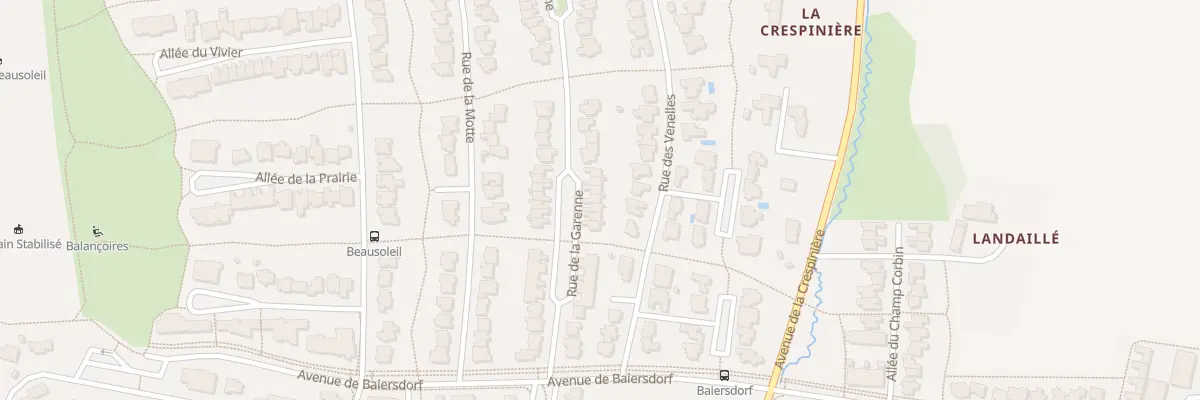 Plan du 26 Rue de la Garenne à Pacé