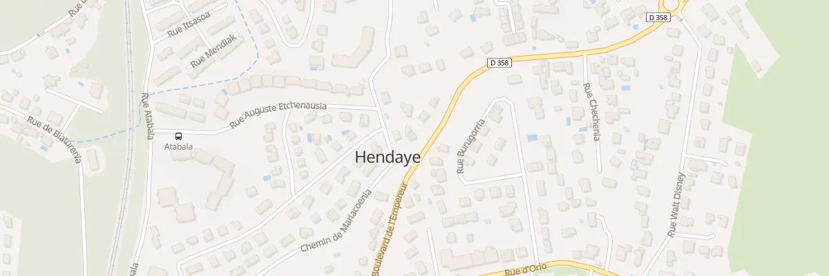 Plan du 81 Bd de l’Empereur à Hendaye