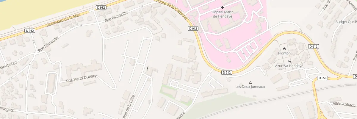 Plan du 8 Rte de la Corniche à Hendaye