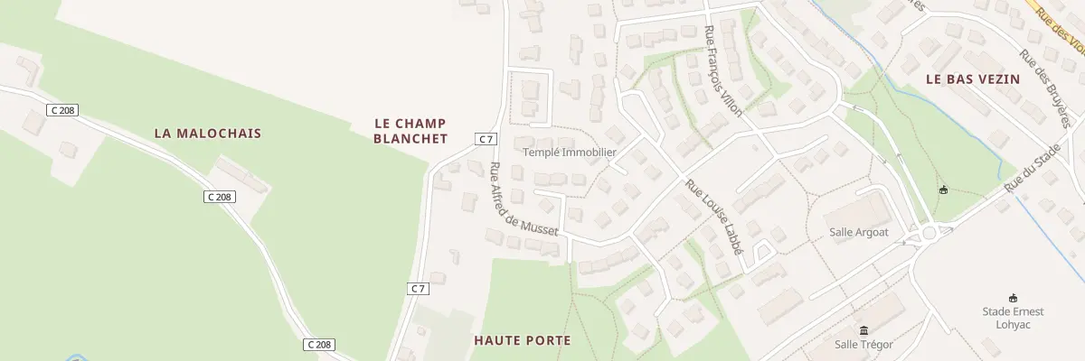 Plan du 6 Rue André Chenier à Vezin-le-Coquet