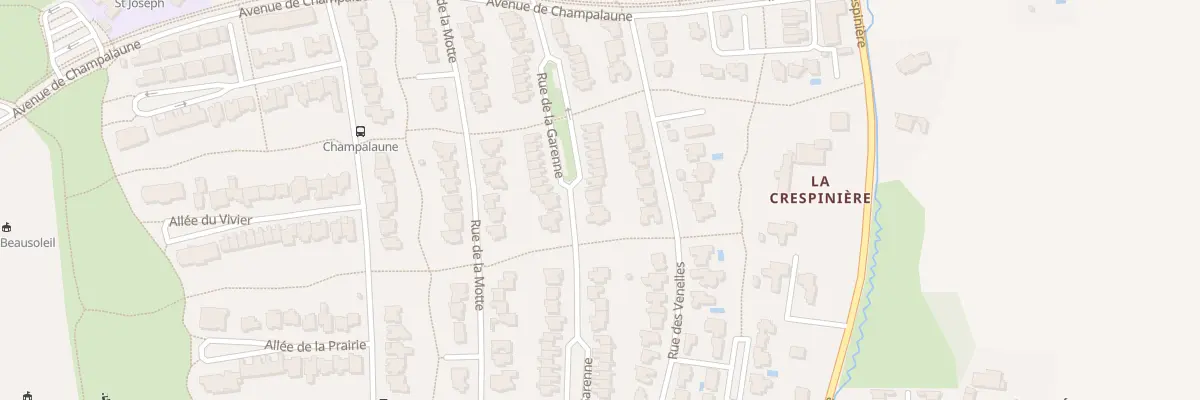 Plan du 44 Rue de la Garenne à Pacé