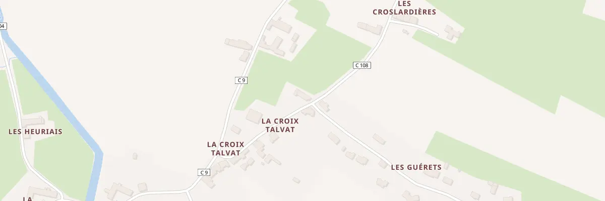 Plan du 3 La Croix Talvat à Mont-Dol